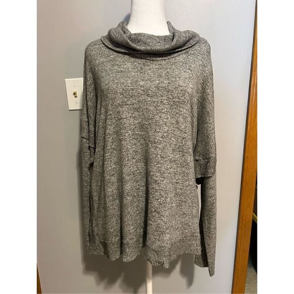 Postmark by Anthropologie ruffle cowl neck tunic top oversized size S - Picture 1 of 10